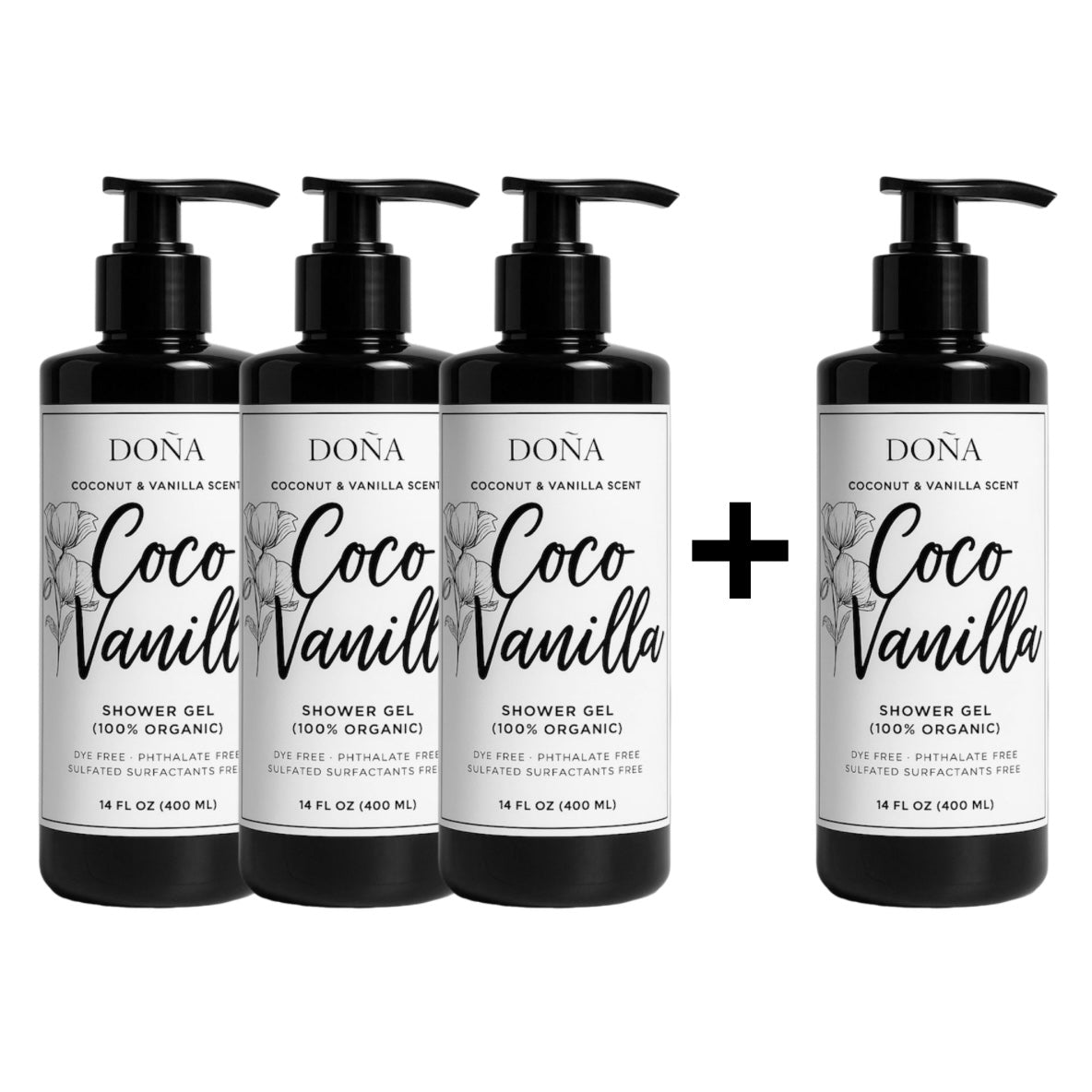 Buy 3 Get 1 Free - Shower Gel Coco Vanilla