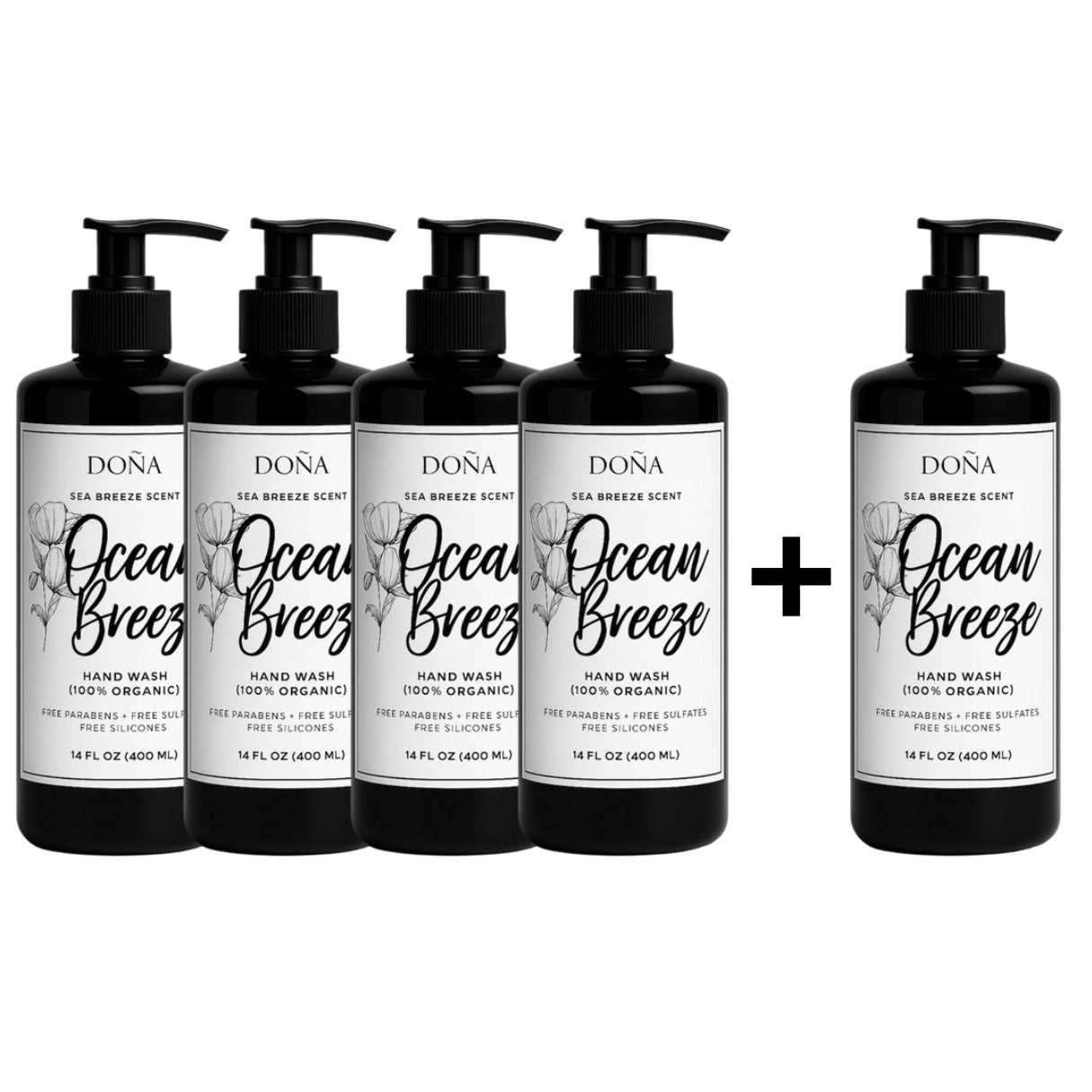Buy 4 Get 1 Free - Hand Wash Ocean Breeze